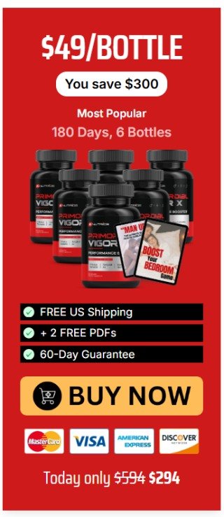 Shop Primordial Vigor X 6 Bottles - Best Value Biggest Discount Ever